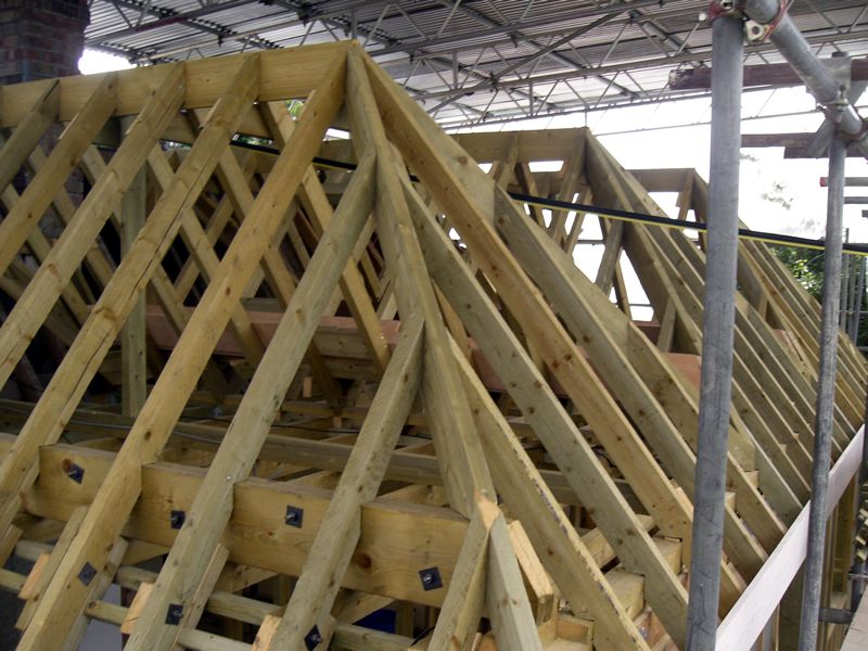 Roofer reroof.